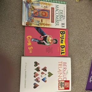 Three fiction books